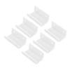 ChuyTrading 6Pcs Wall Mount Record Shelf, Clear Acrylic Record CD Sto Rack, ing Wall Shelves with Adhesive and Ss, Multi Functional Di for Bathroom Bedroom Li Room view 4