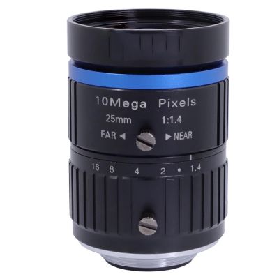 Compatible for C-Mount 10MP 16mm 25mm 35mm 50mm F1.4 Machine Vision Lens Set(100mm HM10035MPC)