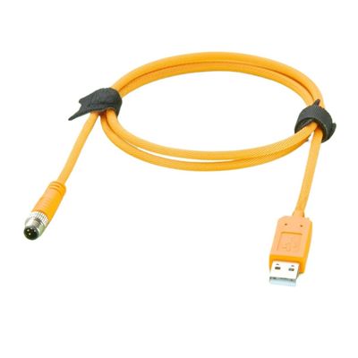VSVAKHXC Chipset USB to M8 4-pin Aviation Connector, Suitable for actuators RS232 Serial Communication Cables PLC Cables