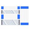 BHUPWZE 1.25mm Pitch FPC FFC Ribbon Flexible Flat Cable 4/5/6/8/10/11/12/13/14/15/16/17/18/19/20/21/22/23P/24/25/26/28/30P 100/200/300MM(50MM,LINE Connector_2PCS_18P) view 1