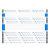 BHUPWZE 1.25mm Pitch FPC FFC Ribbon Flexible Flat Cable 4/5/6/8/10/11/12/13/14/15/16/17/18/19/20/21/22/23P/24/25/26/28/30P 100/200/300MM(50MM,LINE Connector_2PCS_18P) view 4