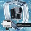 YUEHISY Action Camera Dive Case, 196FT/60M Underwater Water Proof Diving Housing for Ace Pro 2/Ace Pro, with Horizontal Vertical Filming Support view 2