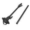 Drfeify Nylon Silicone Fish Finder Mounting Plate Bracket for, Durable Construction, for Fishing Enthusiasts, Black view 3