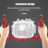 Pssopp Dual Handle Tray Stabilizer Aviation Aluminum Alloy Underwater Camera Handle with Adjustable Grip for SLR Cameras Sports Diving Lights Universal Screw Tripod Screw Holes view 2