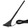 Tbest Car Active Amplified DAB FM Antenna Universal Roof Mount Radio Aerial Digital Signal Booster for Vehicles RVs Black ABS PVC 12V view 4