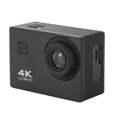 ASHATA Action Camera 4K with 2.0 Inch Screen, Wearable Cycling Video Camera, Rain Proof Wide Angle Lens Electronic Stabilization 1050mAh, for Handlebar
