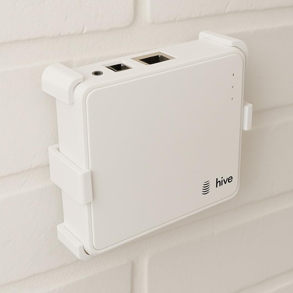 3DEXL Wall Mount Bracket with Adjustable Alignment & Secure Grip for Hive Hub Smart Home