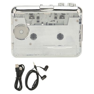 DouWen MO Cassette Tape to MP3 Player, Portable Cassette Player with Auto RSE, 3.5mm Headphone Jack and Type C USB, to Digital Con for, Compatible with to 11 and OS X