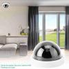 Sunisfa 4pcs Dome Simulation Camera, Lifelike Shape, Flashing Led Light, Suitable for Various Locations, ABS Material, Black and White Options (White) view 4