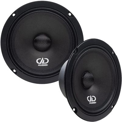 DD Audio VO-M106-S4 6.5" Voice Optimized Pro Audio OEM Midrange 100W RMS Speakers