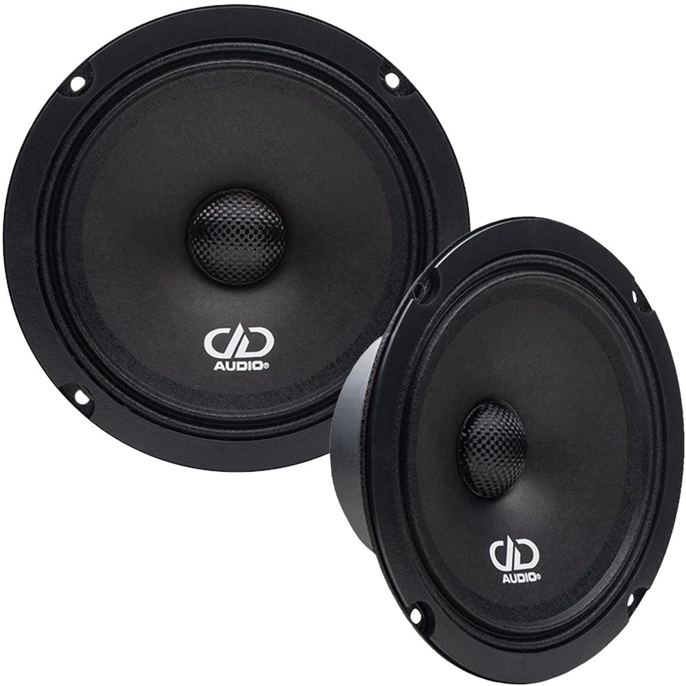 DD Audio VO-M106-S4 6.5" Voice Optimized Pro Audio OEM Midrange 100W RMS Speakers