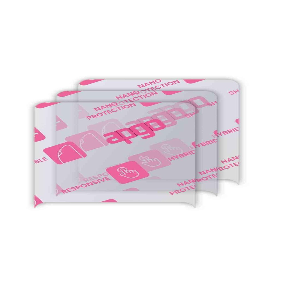 apgo 3x Ultra-Clear Hybrid protective glass compatible with Ledger Flex, flexible nano glass, great replacement for tempered glass, scratch-resistant, full glue