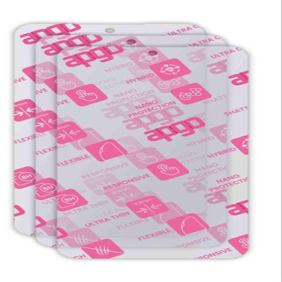 apgo 3x Ultra-Clear Hybrid protective glass compatible with Sigma X-Treme PQ56, flexible nano glass, great replacement for tempered glass, scratch-resistant, full glue