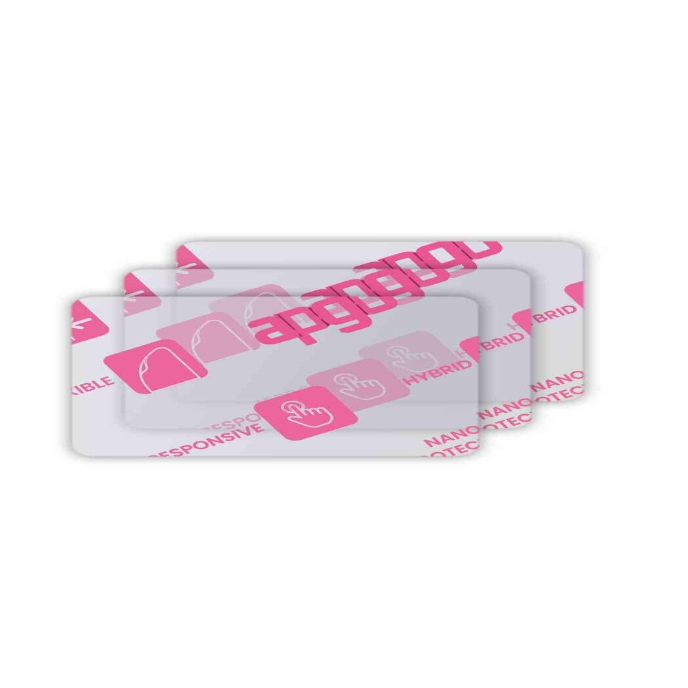 apgo 3x Ultra-Clear Hybrid protective glass compatible with Hyper Mega tech! Super Pocket, flexible nano glass, great replacement for tempered glass, scratch-resistant, full glue