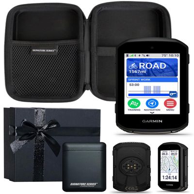 Garmin Edge 850, Compact GPS Cycling Computer, Vivid Color Touchscreen Display, Bike-Specific Mapping, Advanced Training and Performance Insights | Signature Series Gift Bundle