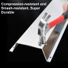 Cable Protector Cord Cover Floor Metal Cable Management for Home/Office, Anti-Slip Fire Retardant Stainless Steel, Scratch-Resistant with PE Film(2.8x10cm/1.1x3.9in) view 3