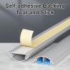 393in Cable Protector Cord Cover Floor, PVC Cord Hider with Self Adhesive Flame Retardant, Easy Install Hide Wires for Home Office Desk(2.2x10x1000cm/0.86x3.9x393in) view 3