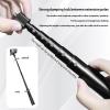 JYmusaecoin Bullet Time Handle Tripod Rotating Grip with Invisible Selfie Stick for Insta360 X5/X4, DJI Osmo Pocket 3, GoPro, 47" Extendable, Free 1/4" Adapter view 4