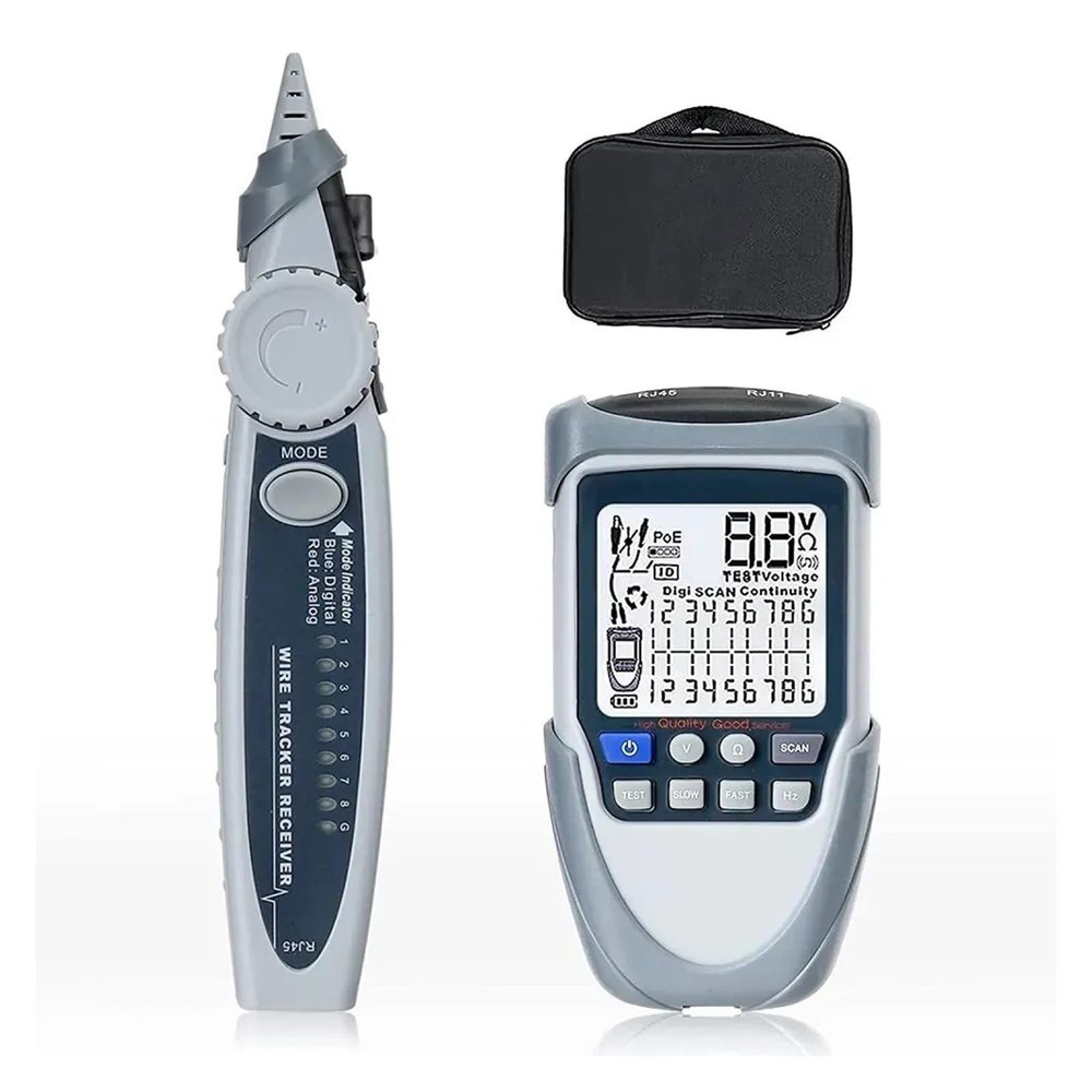 Network Cable Tester line Finder Digital Cable Trace Breakpoint ethernet Cable(ET613)