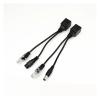1 Pair POE Cable Passive Ethernet Power Adapter Cable Splitter Power Module 12v(Black Pair) view 1