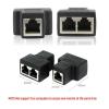One to Two Adapter, Suitable for Ethernet Cable Splitter RJ45(1 PCS) view 2