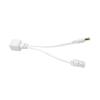 POE Cable, Passive Ethernet Power Adapter Cable, POE Splitter, RJ45 Power Module, 12V(White Male) view 1