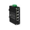 Industrial Grade 4/5 Port Gigabit Ethernet Switch 10/100/1000Mbps RJ45 DIN Rail Aluminum Enclosure(PoE -4 W SFP) view 1