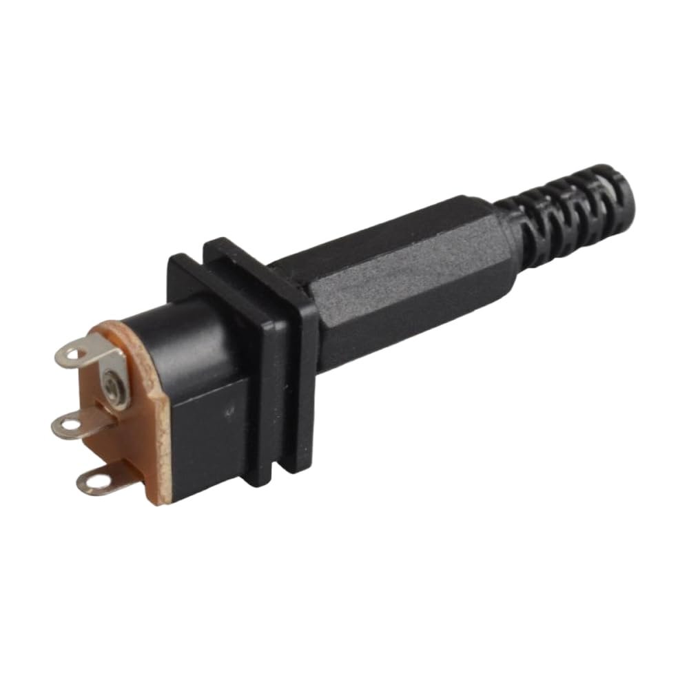 10PCS DC Power Socket, 5.5x2.1mm Connectors DC Power Plug, Male Female Jack Socket Nut Panel Mount Power Adapter Connector (Model 2)