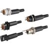 10PCS DC Power Socket, 5.5x2.1mm Connectors DC Power Plug, Male Female Jack Socket Nut Panel Mount Power Adapter Connector (Model 2) view 3