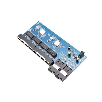 100/1000M Reverse POE Fiber Optic Ethernet Switch 20km 2F8E Gigabit Output 12V 1310/1550nm