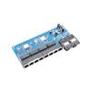 100/1000M Reverse POE Fiber Optic Ethernet Switch 20km 2F8E Gigabit Output 12V 1310/1550nm view 3