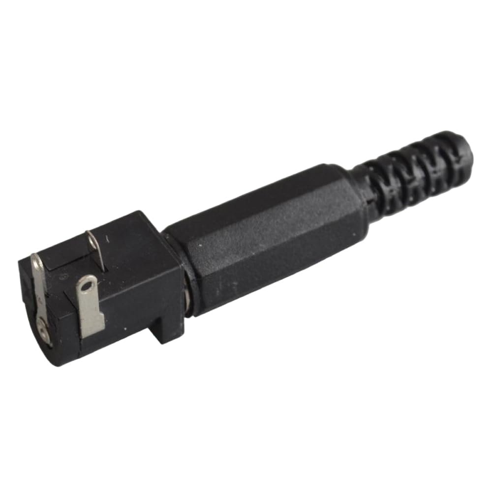 10PCS DC Power Socket, 5.5x2.1mm Connectors DC Power Plug, Male Female Jack Socket Nut Panel Mount Power Adapter Connector (Model 5)