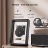 QUGURLID Wall Mountable CD Player, Music Frame CD Player with Remote Control, 5.0 Bluetooth/3.5mm AUX Output, Without Speakers, for Home/Wall Decor (White) view 2
