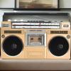 QUGURLID Portable Retro Boombox,Classic Style Retro CD Player Boombox,USB Recording,Bluetooth Receiver+Speakers,Headphone Jack,for Family view 1
