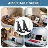 Keyboard Holder Wall Mount - Tablet Organizer, Adjustable Wall Shelf for Computer and Laptops, Heavy-Duty Storage Bracket | Space-Saving Holder for Books, Routers, Paintings, Pictures, Home Office Roo view 3