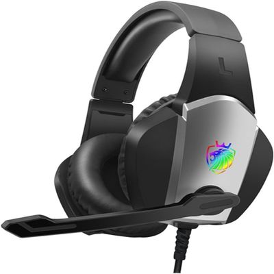 1Pc Headphones headsets Headset for Computer Professional Microphone Stereo Gaming Headset Noise Cancelling Earphone LED Light Gaming Headset Glowing Headset