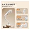 GVMUKNYE Monitor stand white base mechanical arm cantilever lift T7-1G desktop computer display view 4