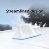 Shark Fin Antenna Cover Compatible with Chrysler Concorde, Shark Fin Cover Exterior Decoration, Antenna Topper Car, Antenna Toppers,White view 3
