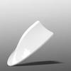 Shark Fin Antenna Cover Compatible with Chrysler Concorde, Shark Fin Cover Exterior Decoration, Antenna Topper Car, Antenna Toppers,White view 4