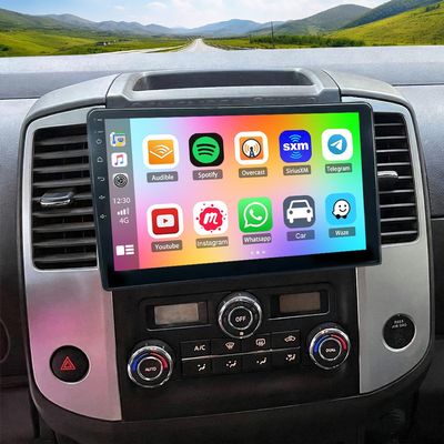 10.1" Double Din Car Stereo Radio for Nissan Frontier 2010-2021,with CarPlay & Android Auto,HD Touchscreen Double Din Radio with Bluetooth,GPS Navi,Car Audio Receivers,Backup Camera,Mirror Link,FM