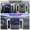 10 inch Touchscreen Car Stereo Radio for Dodge Ram 1500 2500 3500 2013-2018(Manual & Auto AC) Replacement Dash Kit w/Wired Wireless CarPlay Android Auto GPS Navigation (09-12 4 Core 2+64) view 2