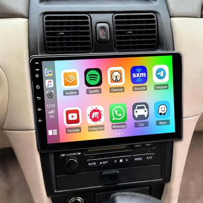 10.1" Double Din Car Stereo Radio for Toyota Solara 1999-2003,with CarPlay & Android Auto,HD Touchscreen Double Din Radio with Bluetooth,GPS Navigation,Car Audio Receivers,Backup Camera,Mirror Link,FM