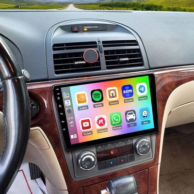 10.1" Double Din Car Stereo Radio for Saturn Aura 2007 2008 2009,with CarPlay & Android Auto,HD Touchscreen Double Din Radio w/Bluetooth,GPS Navigation,Car Audio Receivers,Backup Camera,Mirror Link,FM