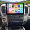 10.1" Double Din Car Stereo Radio for Nissan Titan 2017-2019,with CarPlay & Android Auto,HD Touchscreen Double Din Radio with Bluetooth,GPS Navigation,Car Audio Receivers,Backup Camera,Mirror Link,FM view 1