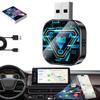AXMVP Wireless Carplay Adapter, 2026 Upgrade 3 in 1 Bluetooth 5.0 Wireless Screen Mirroring for iPhone & Android, Plug & Play Car Adapter for Auto Carplay Conversion, Stable WiFi 2.4/5GHz view 1