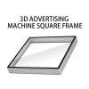 65cm Dustproof Square Cover for 3D Holographic Projector 60Cm Fan Aluminum Alloy Protective LED Cover Safe Business Display Box High Brightness view 2