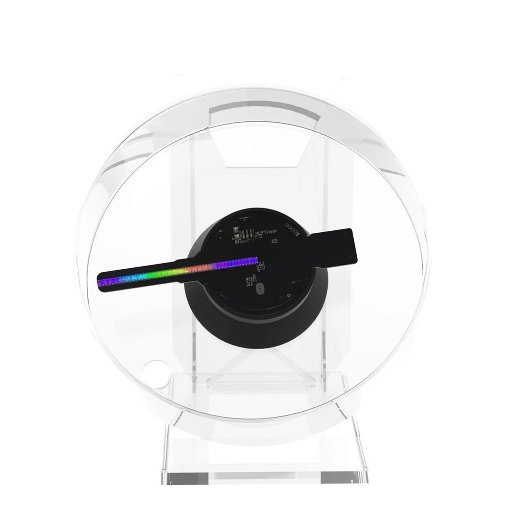 3D Hologram Projection Desktop Aerial Stereoscopic Imaging Vertical LED Fan Screen Outdoor Advertising Machine Holographic Fan High Brightness