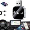 AXMVP Wireless Carplay Adapter, 2026 Upgrade 3 in 1 Bluetooth 5.0 Wireless Screen Mirroring for iPhone & Android, Plug & Play Car Adapter for Auto Carplay Conversion, Stable WiFi 2.4/5GHz