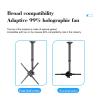 3d Holographic Fan Screen Special Accessories Aluminum Alloy Convenient Multifunctional Display Ceiling Bracket Wall Mount Brackt High Brightness(60-120cm) view 4
