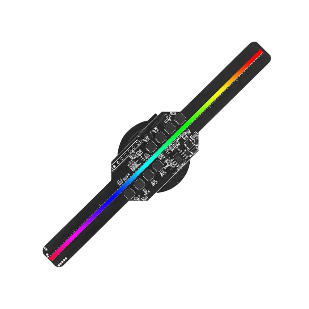 14cm Transparent Led Display Mini 3d Hologram Fan Projector Halloween Christmas Holograic Display High Brightness